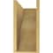 Ekena Millwork 8"W x 16"D x 16"H Classic Greensboro Rough Cedar Woodgrain TimberThane Corbel, Primed Tan CORUR08X16X16GRNRCPR - alternate 4